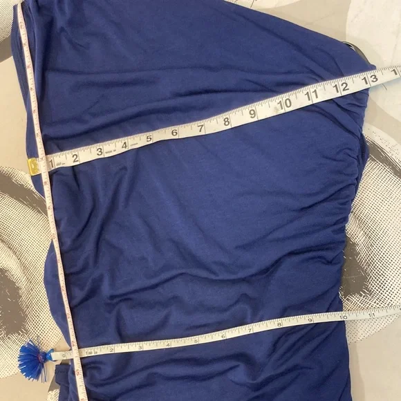 Tart Navy One Shoulder Ruched Bodycon Dress Sz M, excellent condition! - Picture 12 of 12